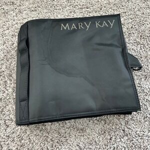 Mary Kay Travel Roll-Up Bag Black Pink Hanging Cosmetic Organizer 4 Pouches